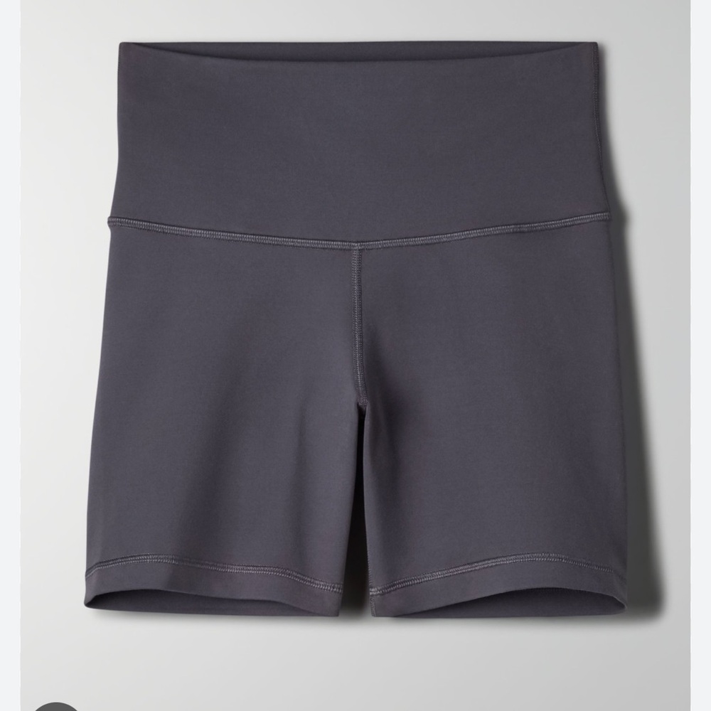 TNA Butter Grey Biker Shorts